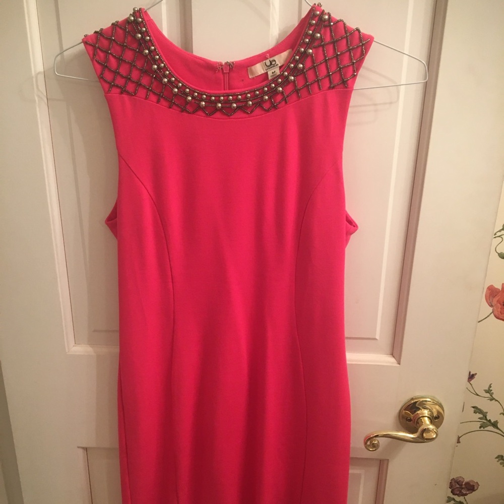 Pink bodycon dress size medium